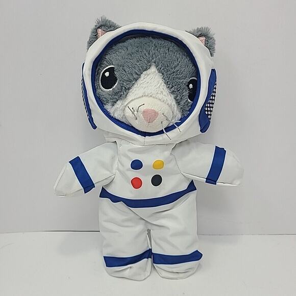 IKEA AFTONSPARV Cat 11" Plush In Astronaut Suit Stuffed Animal - Picture 1 of 8